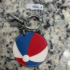 Coach Beachball Charm NWT